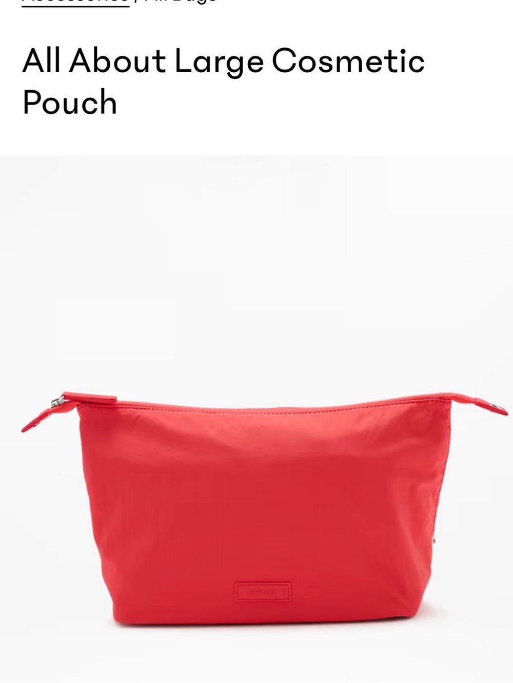 Accessories — Large Cosmetic Pouch